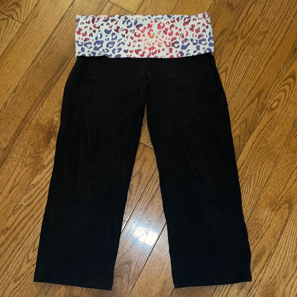 Pink yoga pants